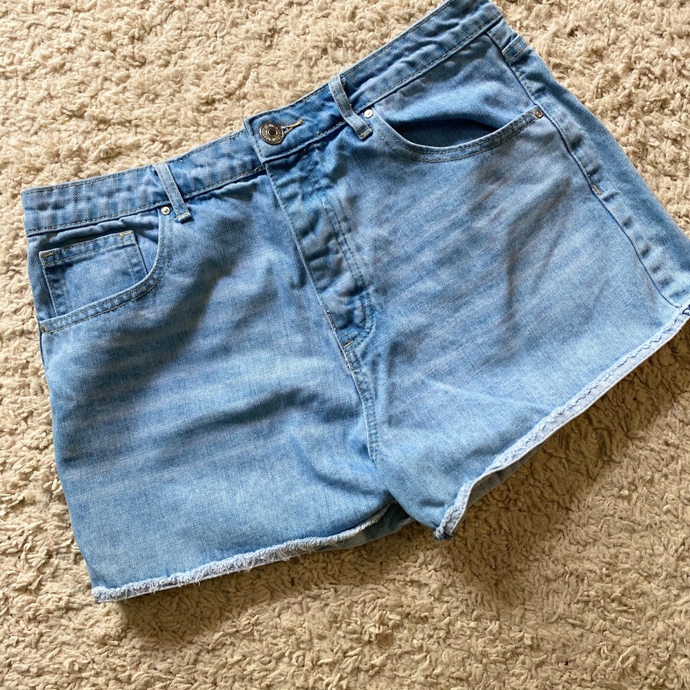 High waisted shorts